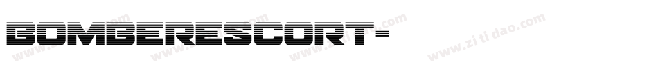 bomberescort字体转换
