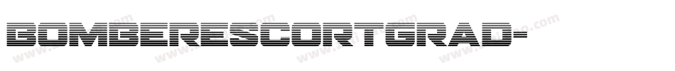 bomberescortgrad字体转换