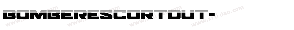 bomberescortout字体转换