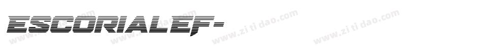 EscorialEF字体转换