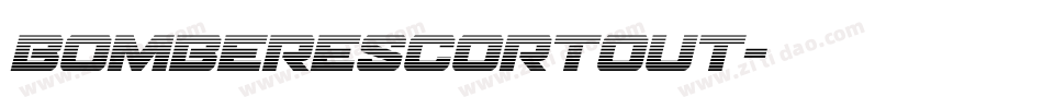 bomberescortout字体转换