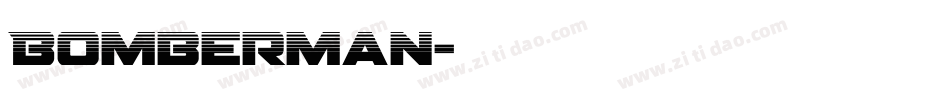 Bomberman字体转换