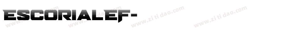 EscorialEF字体转换