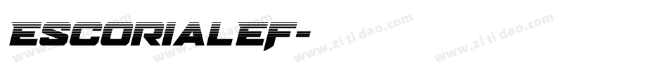 EscorialEF字体转换