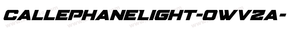 CallephaneLight-owvZa字体转换