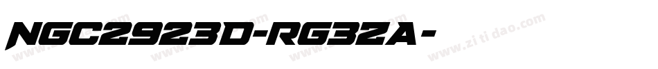 Ngc2923D-rg3ZA字体转换 Ngc2923D-rg3ZA字体转换