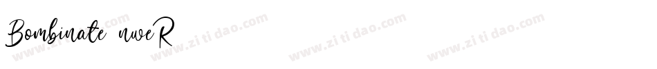 Bombinate-nweR字体转换