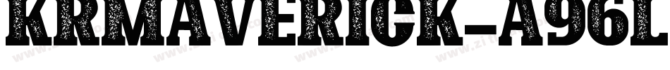 KrMaverick-A96L字体转换