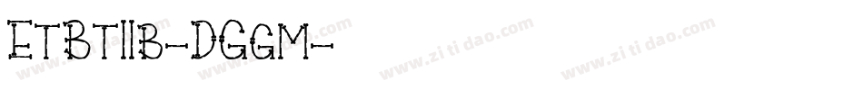 EtBt11b-DGgm字体转换