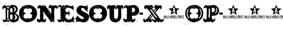 Bonesoup-X5OP字体转换
