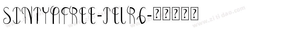 Sintyafree-jELrG字体转换