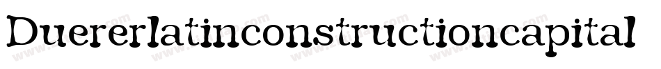 Duererlatinconstructioncapitals-jrXy字体转换
