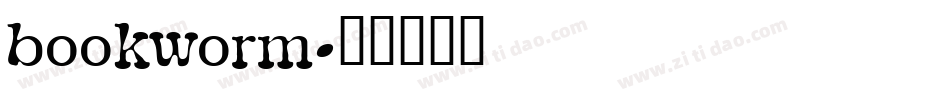 bookworm字体转换