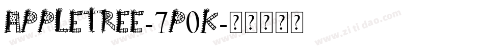 AppleTree-7P0K字体转换