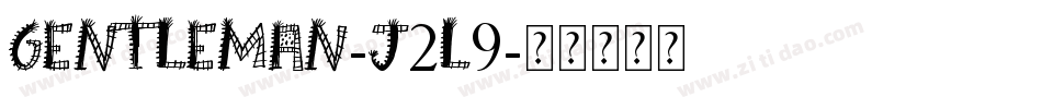 Gentleman-j2l9字体转换