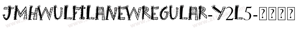 JmhwulfilanewRegular-y2l5字体转换