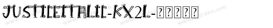JusticeItalic-KX2l字体转换 JusticeItalic-KX2l字体转换
