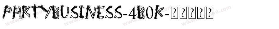 PartyBusiness-4B0K字体转换