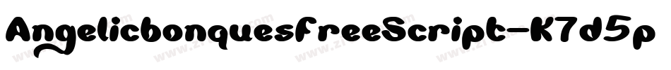AngelicbonquesfreeScript-K7d5p字体转换