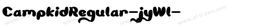 CampkidRegular-jyWl字体转换