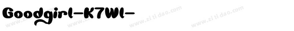 Goodgirl-K7Wl字体转换