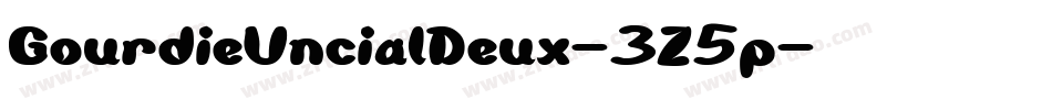 GourdieUncialDeux-3Z5p字体转换