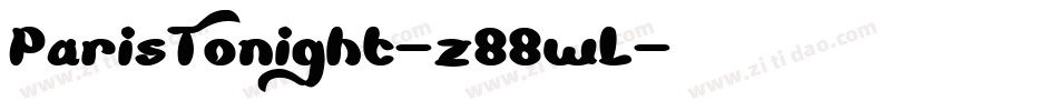 ParisTonight-z88wL字体转换 ParisTonight-z88wL字体转换