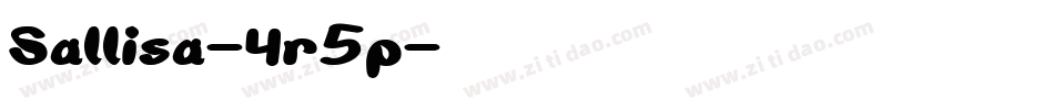 Sallisa-4r5p字体转换 Sallisa-4r5p字体转换