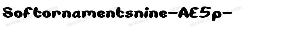 Softornamentsnine-AE5p字体转换 Softornamentsnine-AE5p字体转换