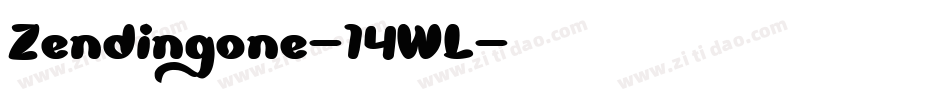 Zendingone-14WL字体转换 Zendingone-14WL字体转换