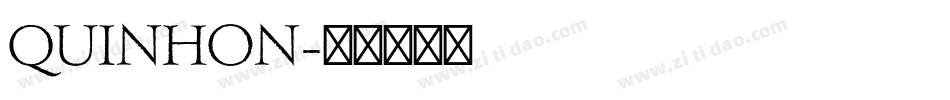 QUINHON字体转换