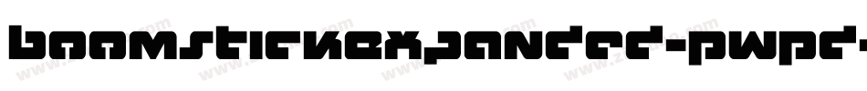BoomstickExpanded-PwPd字体转换