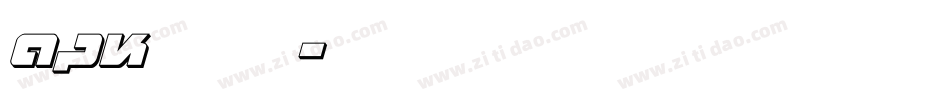 apk格式的字库字体转换