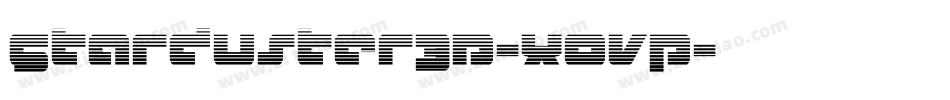Starduster3D-XOvP字体转换