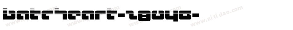 Batcheart-z804G字体转换