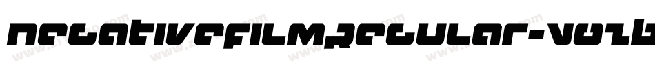 NegativefilmRegular-V0ZB字体转换