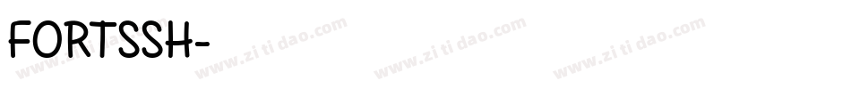 FORTSSH字体转换