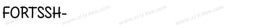 FORTSSH字体转换