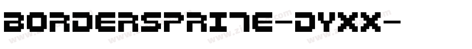 Bordersprite-DYxx字体转换