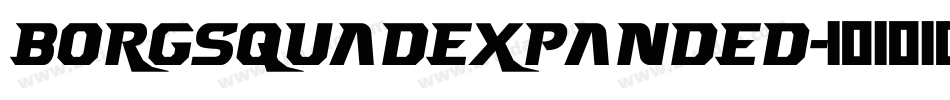 borgsquadexpanded字体转换