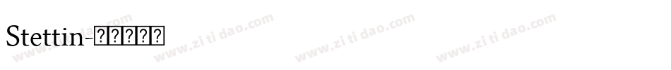 Stettin字体转换