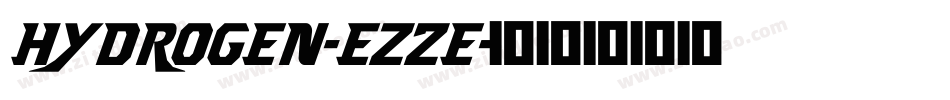 Hydrogen-eZze字体转换