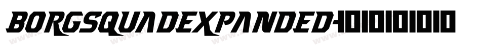 borgsquadexpanded字体转换