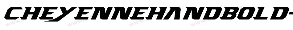 CheyenneHandBold-Z6qz字体转换