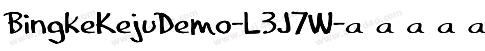 BingkeKejuDemo-L3J7W字体转换