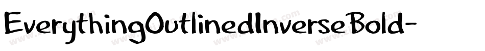 EverythingOutlinedInverseBold-2R4w字体转换