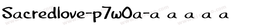 Sacredlove-p7wOa字体转换