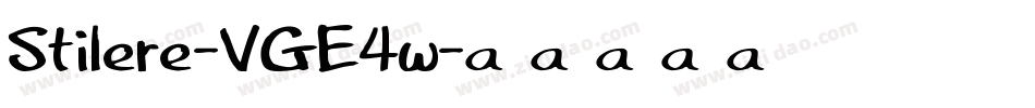 Stilere-VGE4w字体转换