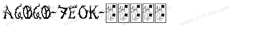 Agogo-7e0K字体转换