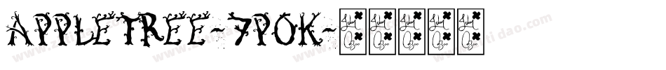 AppleTree-7P0K字体转换